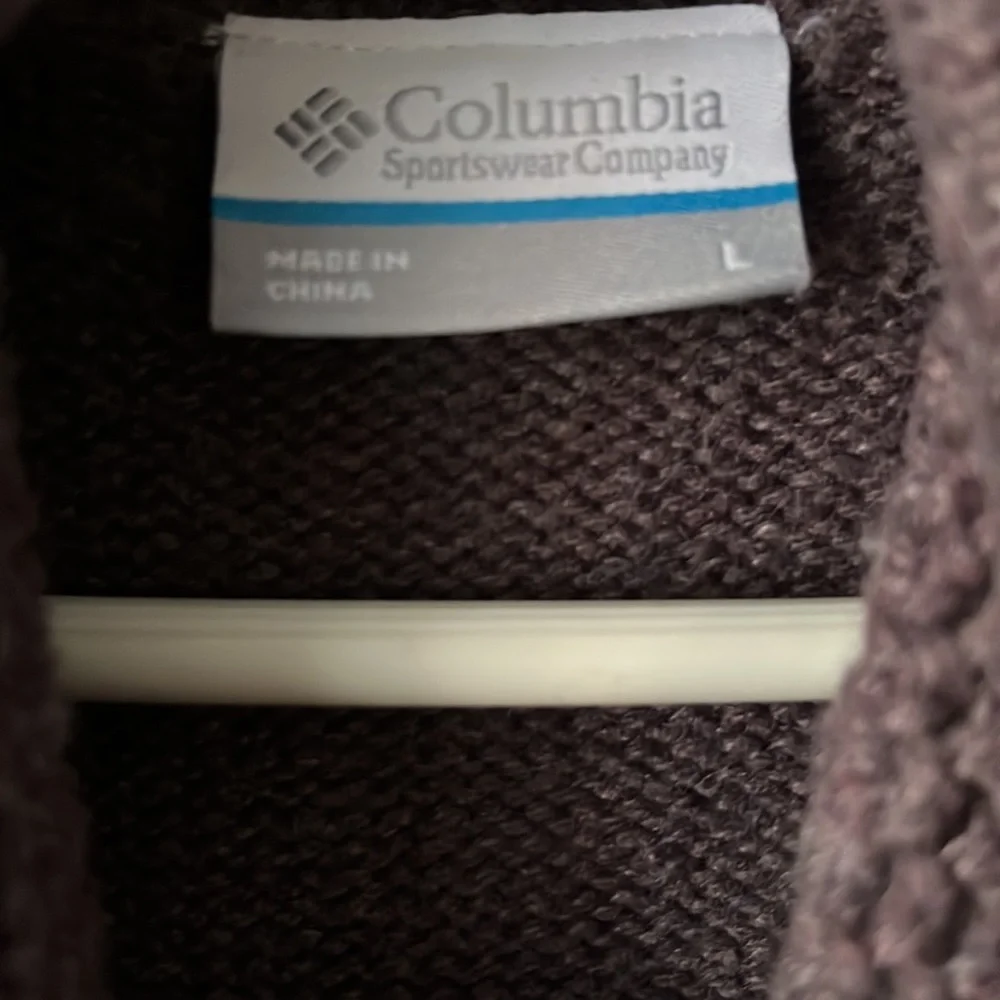 Columbia lavender drawstring cowl neck sweater size Large - Picture 5 of 9